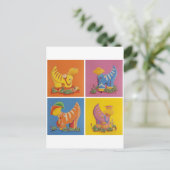 De Beatles Sgt Pepper Briefkaart (Staand voorkant)