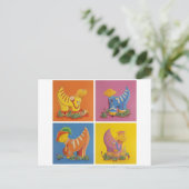 De Beatles Sgt Pepper Briefkaart (Staand voorkant)