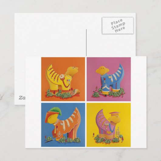 De Beatles Sgt Pepper Briefkaart (Voorkant / Achterkant)