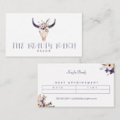 De Beauty Barn - aangepaste Visitekaartjes Afsprakenkaartje (Voorkant / Achterkant)
