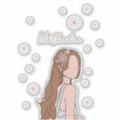 De beauty snapshot  sticker (Voorkant)