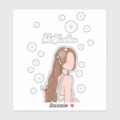 De beauty snapshot  sticker (Vel)