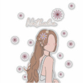De beauty snapshot  sticker (Voorkant)