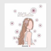 De beauty snapshot  sticker (Vel)