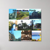 DE BEAUTY VAN ITHACA, NEW YORK CANVAS AFDRUK (Voorkant)