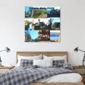 DE BEAUTY VAN ITHACA, NEW YORK CANVAS AFDRUK (Insitu (Slaapkamer))