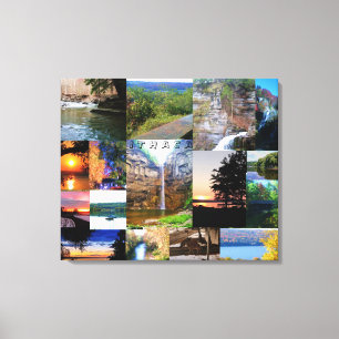 DE BEAUTY VAN ITHACA, NEW YORK CANVAS PRINT