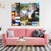 DE BEAUTY VAN ITHACA, NEW YORK CANVAS PRINT (Insitu (Woonkamer))