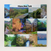 DE BEAUTY VAN ITHACA, NEW YORK LEGPUZZEL (Horizontaal)