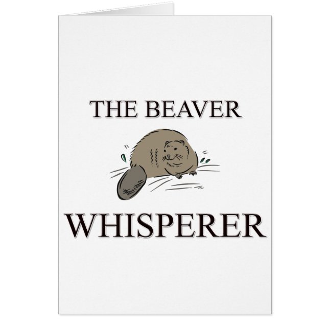 De Beaver Whisperer (Voorkant)