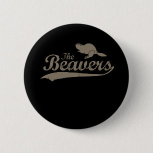 DE BEAVERS RONDE BUTTON 5,7 CM