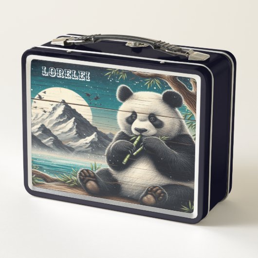 De beboste baars van panda: bamboe verwennerij (Achterkant)