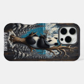 De beboste baars van Panda: Bamboo Repose iPhone Hoesje (Achterkant horizontaal)