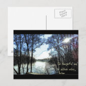 De bedachtzame ziel.. briefkaart (Voorkant / Achterkant)