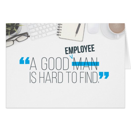 De Bedankt van de werknemer, een Goede Werknemer i (Voorkant Horizontaal)