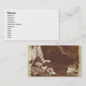 De Bedfellows, c.1843-47 (gezouten papier van Visitekaartje (Voorkant / Achterkant)