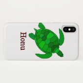De bedreigde groene Hawaiiaanse Zee schildpad Case-Mate iPhone Case (Achterkant (horizontaal))