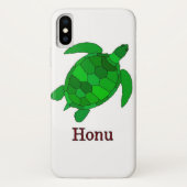 De bedreigde groene Hawaiiaanse Zee schildpad Case-Mate iPhone Case (Achterkant)