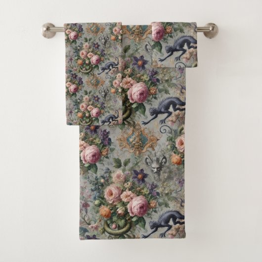 De bedreigde lavendel Lycan - Gotische Victoriaans Bad Handdoek (Insitu)