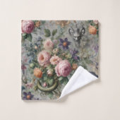 De bedreigde lavendel Lycan - Gotische Victoriaans Bad Handdoek (Wasdoekje)