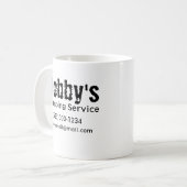 De Bedrijfs Bedrijfs van de Dienstverlening van de Koffiemok (Voorkant links)