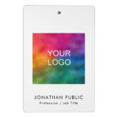 De bedrijfs Bedrijfs van het bedrijf van de douane Mini Klembord (Achterkant)