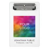 De bedrijfs Bedrijfs van het bedrijf van de douane Mini Klembord (Voorkant)