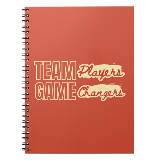 De bedrijfs Kantoor van het teamwerk Giften Notitieboek (Voorkant)