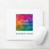 De bedrijfs Logo van het Bedrijf voegt Uw Tekst va Muismat (Met muis)