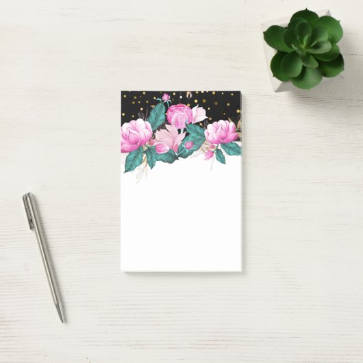 De bedrijfsStationery van de Floral van het ontwer Post-it® Notes (Kantoor)