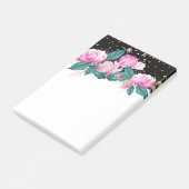 De bedrijfsStationery van de Floral van het ontwer Post-it® Notes (Schuin)
