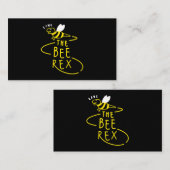 De Bee Rex Dinosaurus Sting Grappige Nieuwigheid M Visitekaartje (Voorkant / Achterkant)