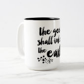 De beek moet de Mok van de aardekoffie innemen (Voorkant links)