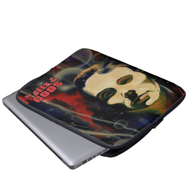 De beek van de laptop van Gods Laptop Sleeve (Voorkant onderkant)