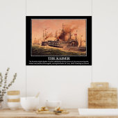 De beelden van de Oostenrijkse marine van Kaiser I Poster (Keuken)