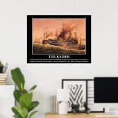 De beelden van de Oostenrijkse marine van Kaiser I Poster (Thuiskantoor)