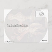 De beeldhouwtong van Antoine Watteau Briefkaart (Achterkant)