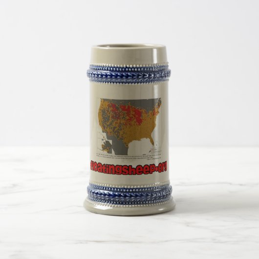 De Beer Belly of America Beer Stein Bierpul (Center)