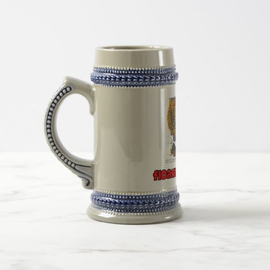 De Beer Belly of America Beer Stein Bierpul (Links)