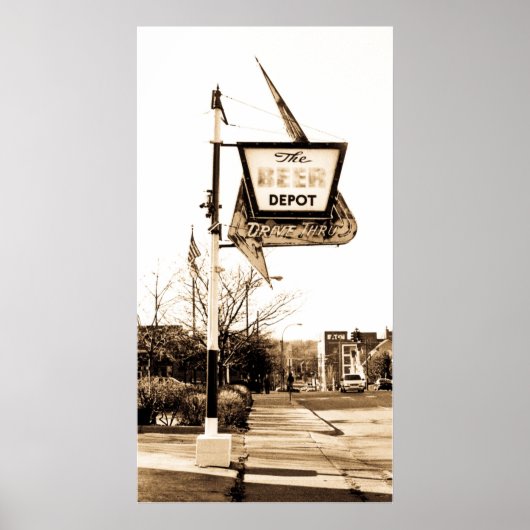 De Beer Depot Poster (Voorkant)