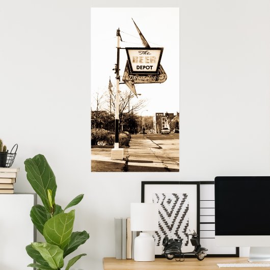 De Beer Depot Poster (Thuiskantoor)