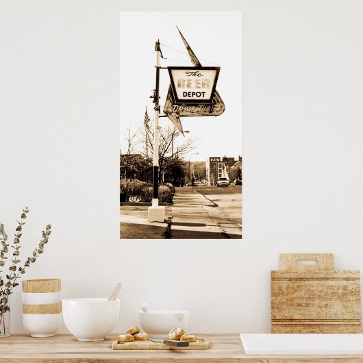 De Beer Depot Poster (Keuken)