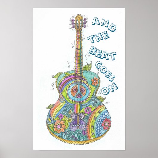 De beer gaat door poster (Voorkant)