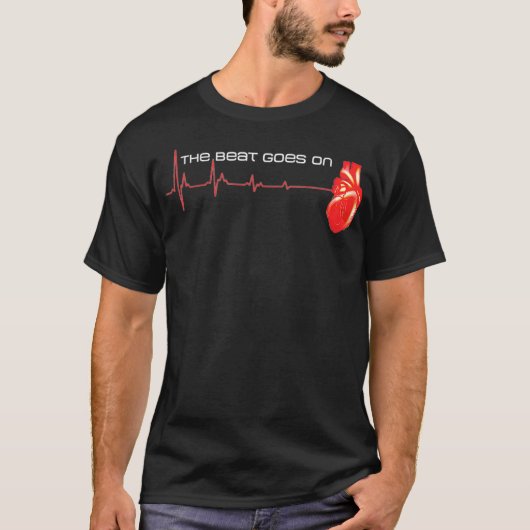 De beer gaat naar open hartchirurgie t-shirt (Voorkant)