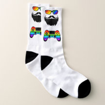 De Beer Geek's regenboog LGBT Pride sokken
