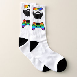 De Beer Geek's regenboog LGBT Pride sokken