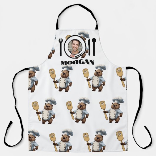 De Beer Mannen Chef-kok Schort (Voorkant)