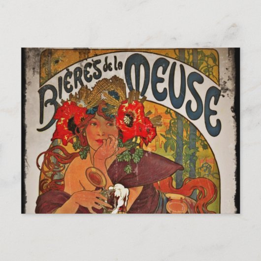 De Beer Muse Briefkaart (Voorkant)
