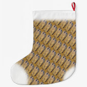 De Beer van het podium kerststaart Aangepast Beer  Grote Kerstsok (Achterkant)