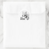DE BEER VINTAGE RONDE STICKER (Tas)
